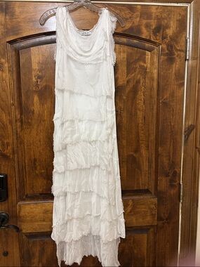 Gigi Sleeveless Long Ruffle Dress